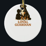 Bernese Mountain Dog Loyal Family Guardian Keramik Ornament<br><div class="desc">Bernese Mountain Dog Loyal Family Guardian</div>