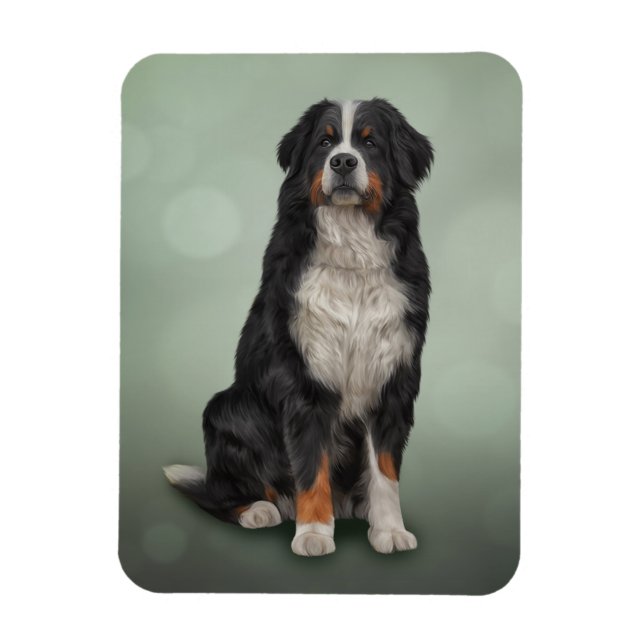 Bernese Mountain Dog Magnet (Vertikal)