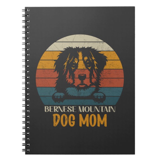 Bernese Mountain Dog Mama, Berner Hundemutter Notizblock (Vorderseite)