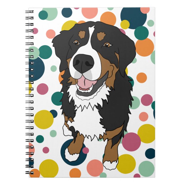 Bernese Mountain Dog Notizblock (Vorderseite)