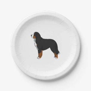 Bernese Mountain Dog Pappteller