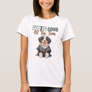 Bernese Mountain Dog Pastor Gott ist gut T-Shirt