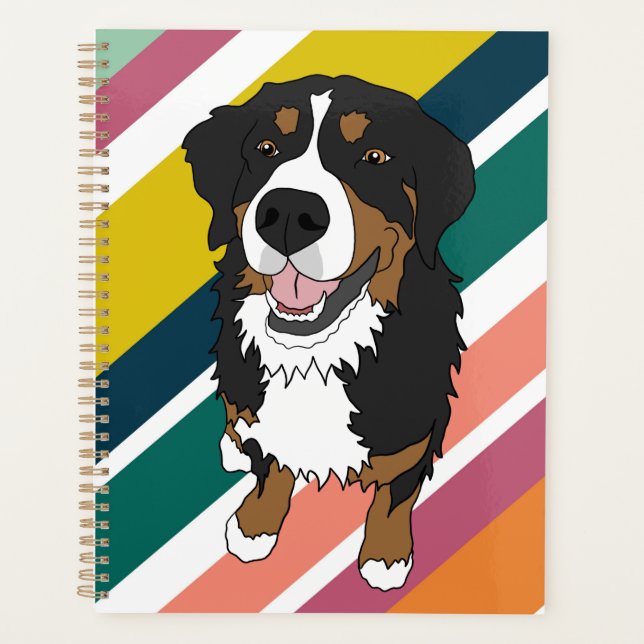 Bernese Mountain Dog Planer (Vorderseite)
