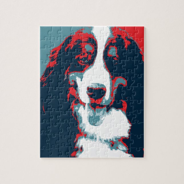 Bernese Mountain Dog Political Parody Poster (Vertikal)