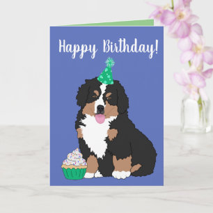 Bernese Mountain Dog Puppy Karte