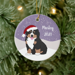 Bernese Mountain Dog Puppy Keramik Ornament