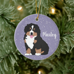 Bernese Mountain Dog Puppy Keramik Ornament