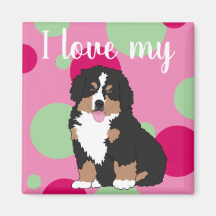 Bernese Mountain Dog Puppy Magnet