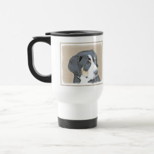Bernese Mountain Dog Puppy Painting - Original Art Reisebecher