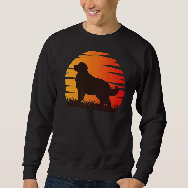 Bernese Mountain Dog Retro Sweatshirt (Vorderseite)