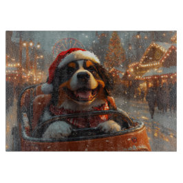 Bernese Mountain Dog Roller Untersetzer Weihnachte Schneidebrett