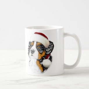 Bernese Mountain Dog Santa Pup Kaffeetasse