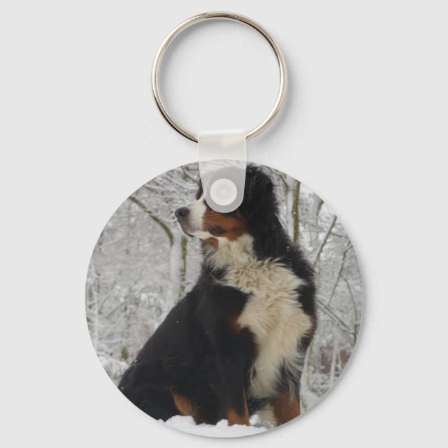 Bernese Mountain Dog Schlüsselanhänger (Vorderseite)