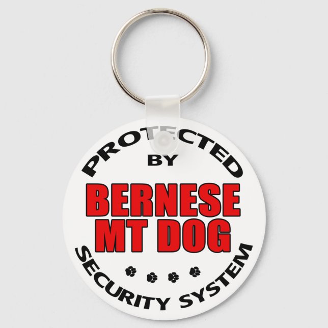 Bernese Mountain Dog Security Schlüsselanhänger (Vorderseite)