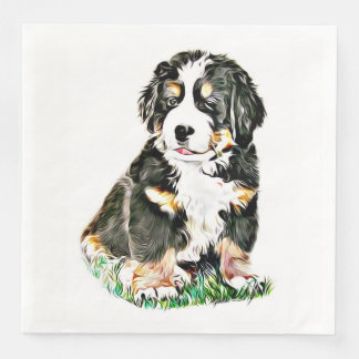 Bernese Mountain Dog Serviette