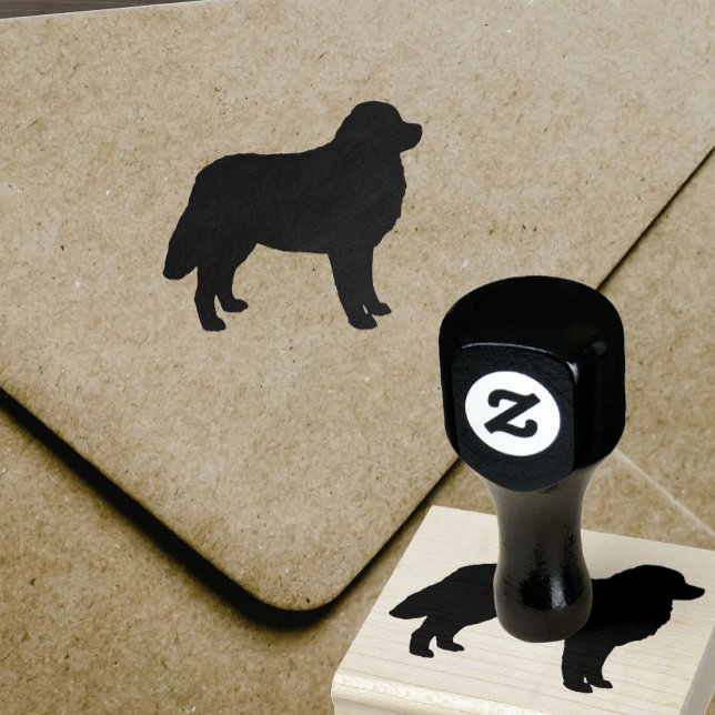 Bernese Mountain Dog Silhouette Gummistempel (Von Creator hochgeladen)