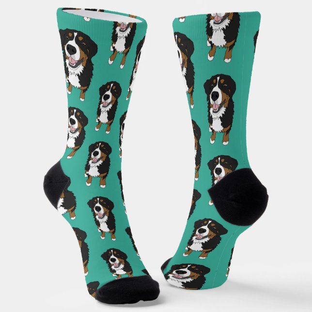 Bernese Mountain Dog Socken (Gewinkelt)
