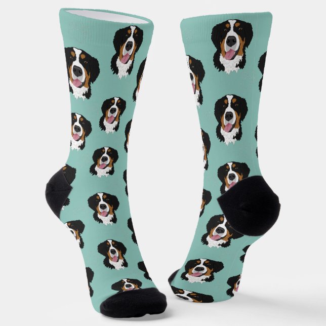Bernese Mountain Dog Socken (Gewinkelt)