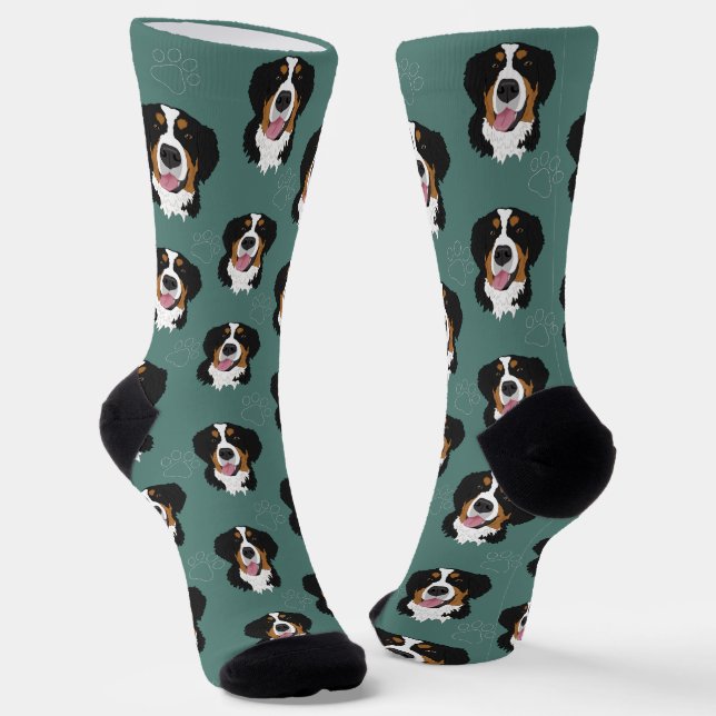 Bernese Mountain Dog Socken (Gewinkelt)