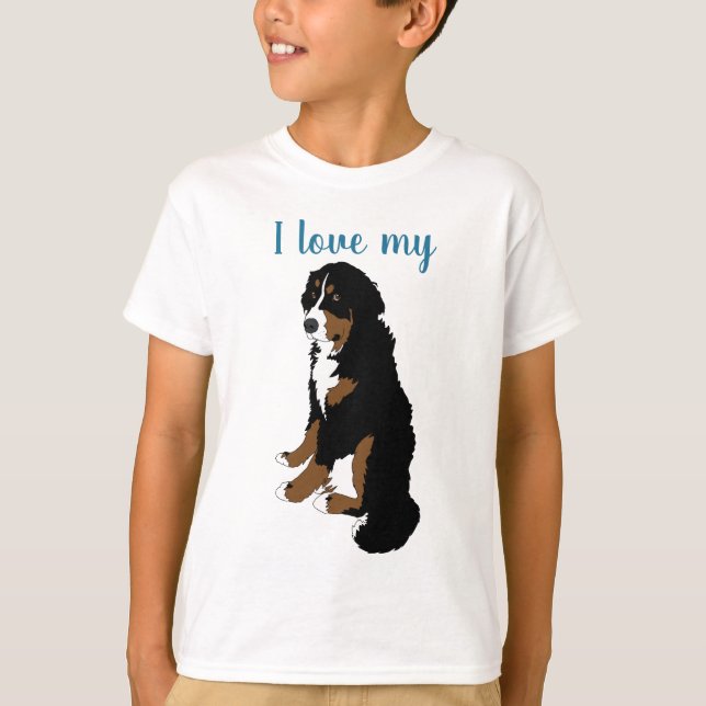 Bernese Mountain Dog T - Shirt (Vorderseite)