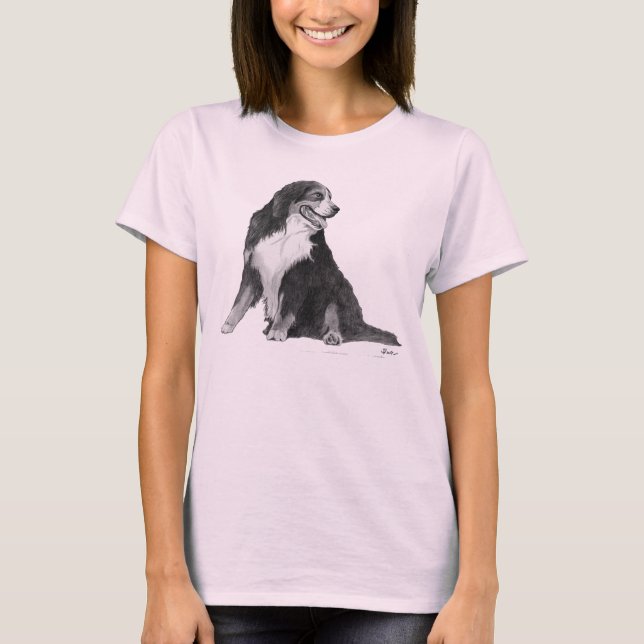 Bernese Mountain Dog T-Shirt (Vorderseite)