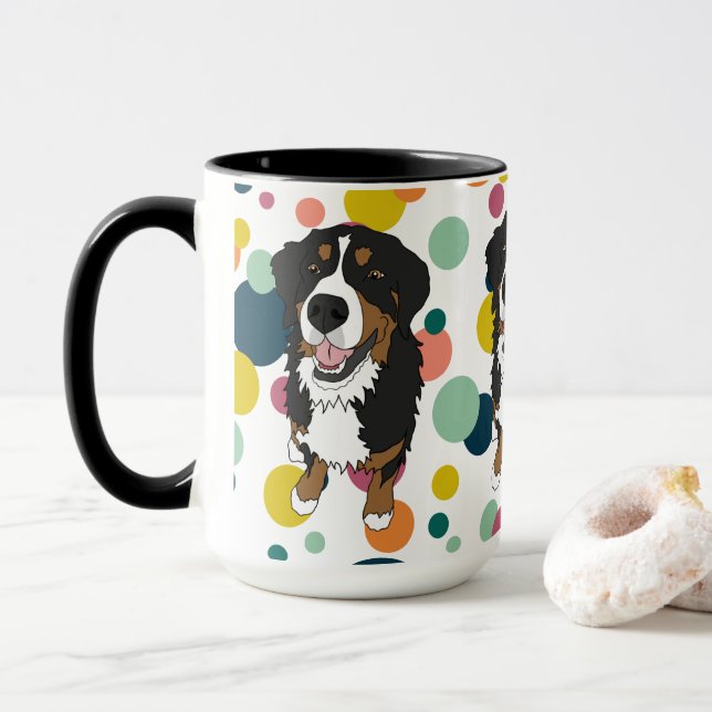 Bernese Mountain Dog Tasse (Mit Donut)