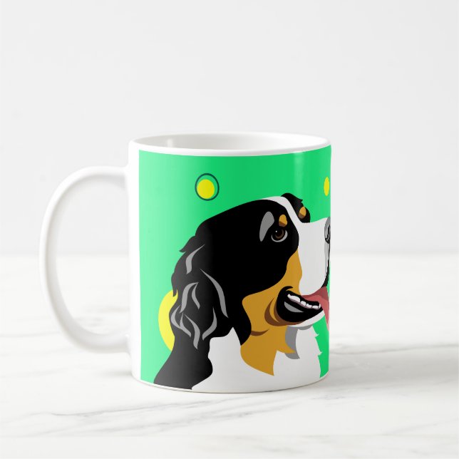 Bernese Mountain Dog Tasse (Links)