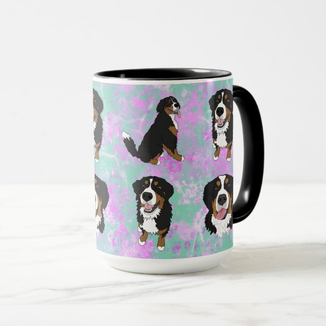Bernese Mountain Dog Tasse (VorderseiteRechts)