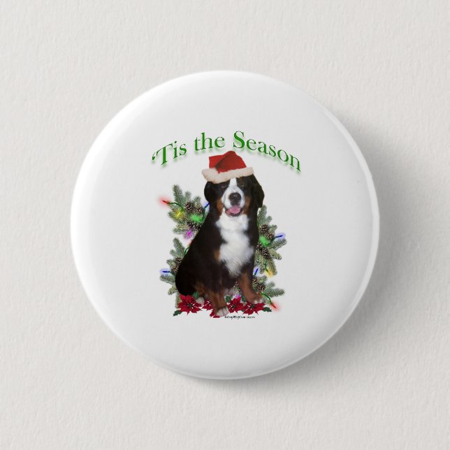 Bernese Mountain Dog "Tis Button (Vorderseite)