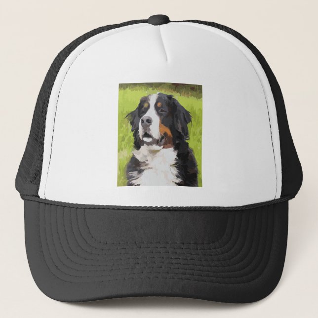 Bernese Mountain Dog Truckerkappe (Vorderseite)