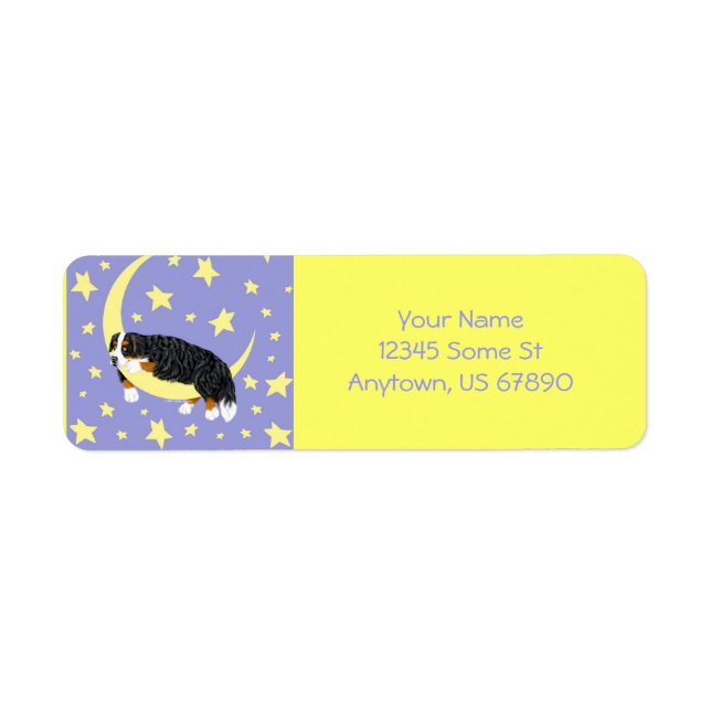 Bernese Mountain Dog Twinkle Labels (Vorne)