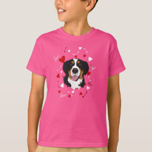 Bernese Mountain Dog Valentinstag T-Shirt
