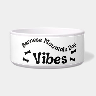 Bernese Mountain Dog Vibes Keramik Dog Bowl Napf