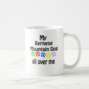 Bernese Mountain Dog Walks Design Kaffeetasse