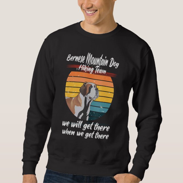 Bernese Mountain Dog Wanderangebot Sweatshirt (Vorderseite)