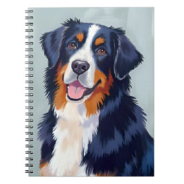 Bernese Mountain Dog | Watercolor Pet Notizblock