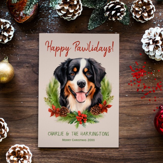 Bernese Mountain Dog Weihnachten Glück Pawlidays (Von Creator hochgeladen)