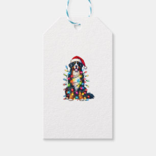 Bernese Mountain Dog x Christmas Lights Geschenkanhänger