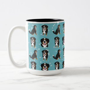 Bernese Mountain Dog Zweifarbige Tasse