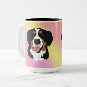 Bernese Mountain Dog Zweifarbige Tasse