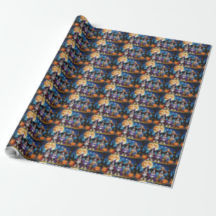 Bernese Mountain Hogs Pumpkin Halloween Funny Geschenkpapier