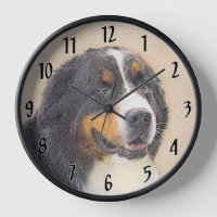 Bernese Mountain Hund 2 Gemälde - Original Hunde K