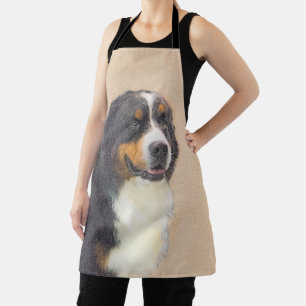 Bernese Mountain Hund 2 Malerei - Niedlich Origina Schürze