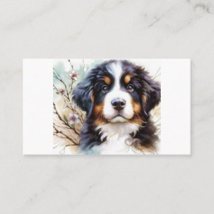 Bernese Mountain Hund AI Welppy Visitenkarte