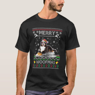 Bernese Mountain Hund für fröhliche Weihnachtsmänn T-Shirt