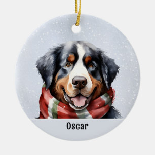 Bernese Mountain Hund Keramik Ornament
