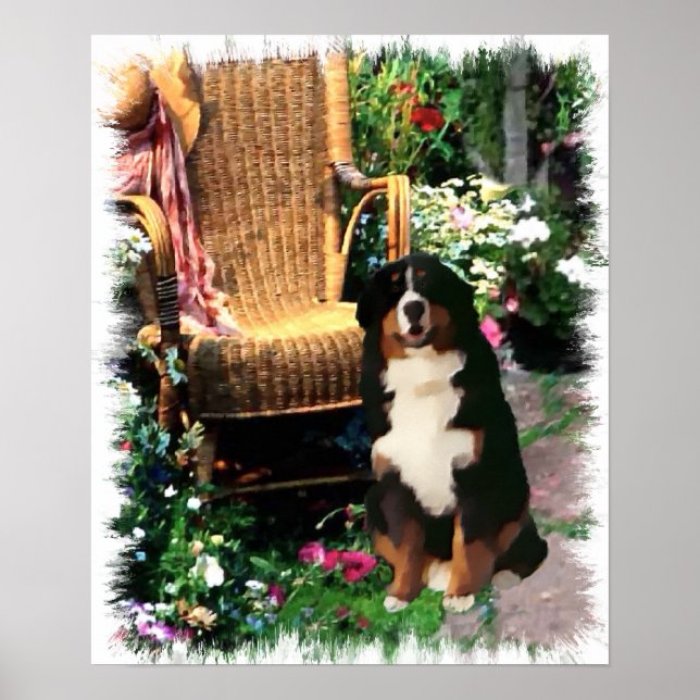 Bernese Mountain Hund Kunstdruckerei Poster (Vorne)
