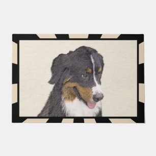 Bernese Mountain Hund Malerei - Original Hunde Kun Fußmatte