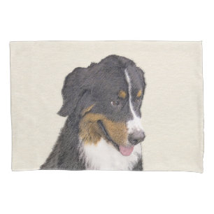 Bernese Mountain Hund Malerei - Original Hunde Kun Kissenbezug