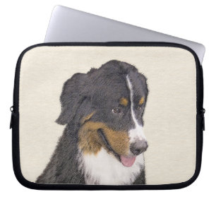 Bernese Mountain Hund Malerei - Original Hunde Kun Laptopschutzhülle